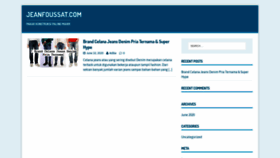 What Jeanfoussat.com website looked like in 2020 (3 years ago)