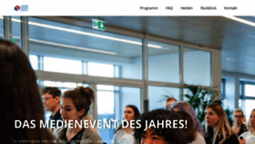 What Jugendmedientage.de website looked like in 2020 (3 years ago)