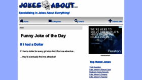 What Jokesabout.net website looked like in 2020 (3 years ago)