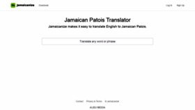 What Jamaicanize.com website looked like in 2020 (3 years ago)