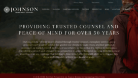What Johnsoninv.com website looked like in 2020 (3 years ago)