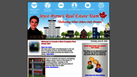 What Joycebyrnerealtor.com website looked like in 2020 (3 years ago)