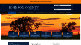 What Johnsoncountytx.org website looked like in 2020 (3 years ago)