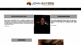 What Johnlsayers.com website looked like in 2020 (3 years ago)
