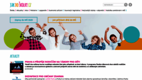 What Jakdoskolky.cz website looked like in 2020 (3 years ago)
