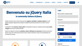 What Jqueryitalia.org website looked like in 2020 (3 years ago)
