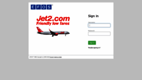 What Jet2.efosweb.com website looked like in 2020 (3 years ago)