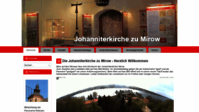 What Johanniterkirche-mirow.de website looked like in 2020 (3 years ago)