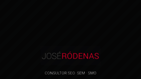 What Joserodenas.net website looked like in 2020 (3 years ago)
