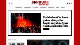 What Jonturk.tv website looked like in 2020 (3 years ago)