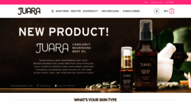What Juarabeauty.com website looked like in 2020 (3 years ago)
