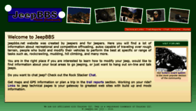 What Jeepbbs.net website looked like in 2020 (3 years ago)