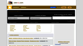 What Jobs-cl.com website looked like in 2020 (3 years ago)
