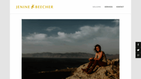 What Jeninebeecher.com website looked like in 2020 (3 years ago)