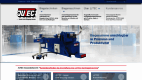 What Jutec.de website looked like in 2020 (3 years ago)