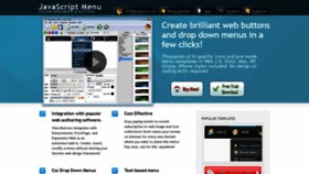What Javascriptmenu.net website looked like in 2020 (5 years ago)