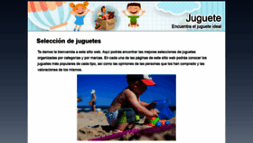 What Juguete.org.es website looked like in 2020 (3 years ago)