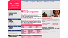 What Justmoving.org website looked like in 2020 (3 years ago)