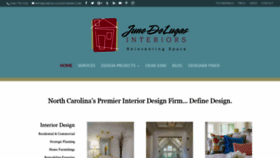 What Junedelugasinteriors.com website looked like in 2020 (3 years ago)