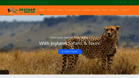 What Joylandsafaris.com website looked like in 2020 (3 years ago)