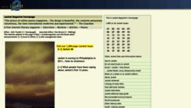 What Jacketmagazine.com website looked like in 2020 (4 years ago)
