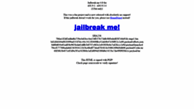 What Jailbreak.me website looked like in 2020 (3 years ago)