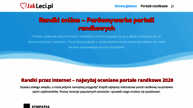 What Jakleci.pl website looked like in 2020 (3 years ago)
