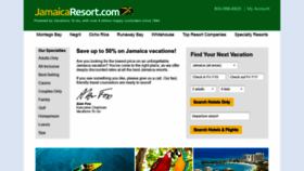 What Jamaicaresort.com website looked like in 2020 (3 years ago)