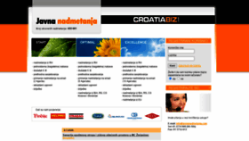 What Javnanadmetanja.hr website looked like in 2020 (3 years ago)