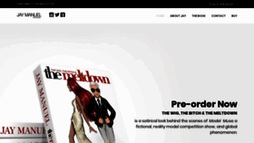 What Jaymanuel.com website looked like in 2020 (3 years ago)