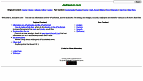 What Jedisaber.com website looked like in 2020 (3 years ago)