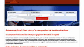 What Jeloueunevoiture.fr website looked like in 2020 (3 years ago)