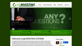 What Jjjinvesting.com website looked like in 2020 (3 years ago)
