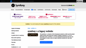What Jobeet.org website looked like in 2020 (3 years ago)