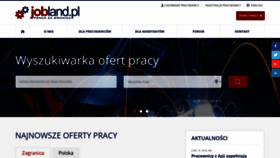 What Jobland.pl website looked like in 2020 (3 years ago)