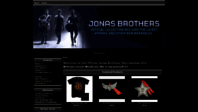 What Jonasbrothersmerch.com website looked like in 2020 (3 years ago)