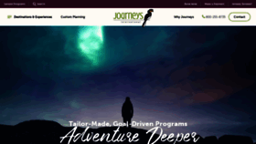 What Journeys.travel website looked like in 2020 (3 years ago)