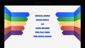 What Judicial-inc.biz website looked like in 2020 (3 years ago)