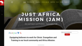 What Justbychrist.co.za website looked like in 2020 (3 years ago)