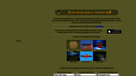 What Justmahjonggsolitaire.com website looked like in 2020 (3 years ago)