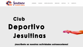 What Jesuitinasvalladolid.com website looked like in 2020 (3 years ago)
