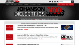 What Johansondielectrics.com website looked like in 2020 (3 years ago)