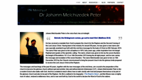 What Johannministries.com website looked like in 2020 (3 years ago)