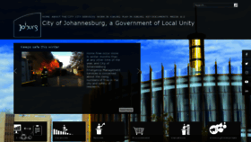 What Joburg.org.za website looked like in 2020 (3 years ago)