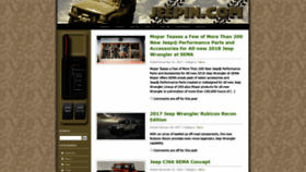 What Jeepin.com website looked like in 2020 (3 years ago)