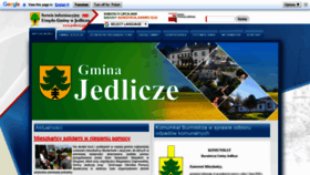 What Jedlicze.pl website looked like in 2020 (3 years ago)