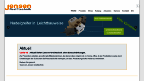 What Jensen-greiftechnik.de website looked like in 2020 (3 years ago)