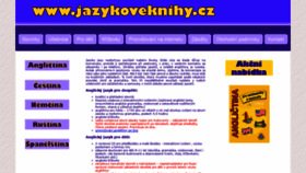 What Jazykoveknihy.cz website looked like in 2020 (3 years ago)