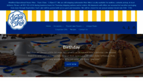 What Janiescakes.com website looked like in 2020 (3 years ago)