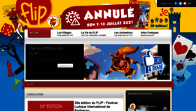 What Jeux-festival.com website looked like in 2020 (3 years ago)